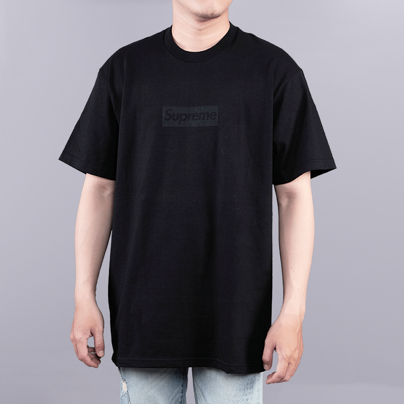 Supreme Tonal Box Logo Tee Black L - Tシャツ/カットソー(半袖/袖なし)