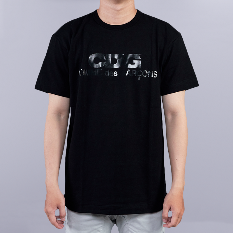 Cdg hot sale tee black