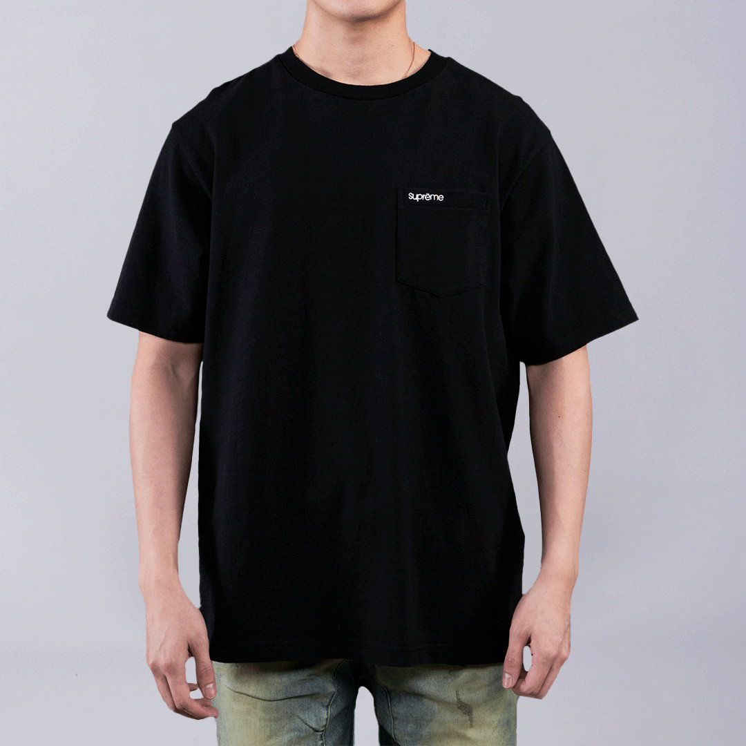 Supreme SS22 S S Pocket Tee Black HM8Store