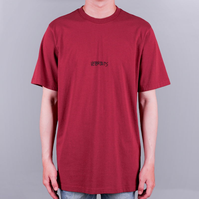 Vetements Red Written logo popular T-Shirt