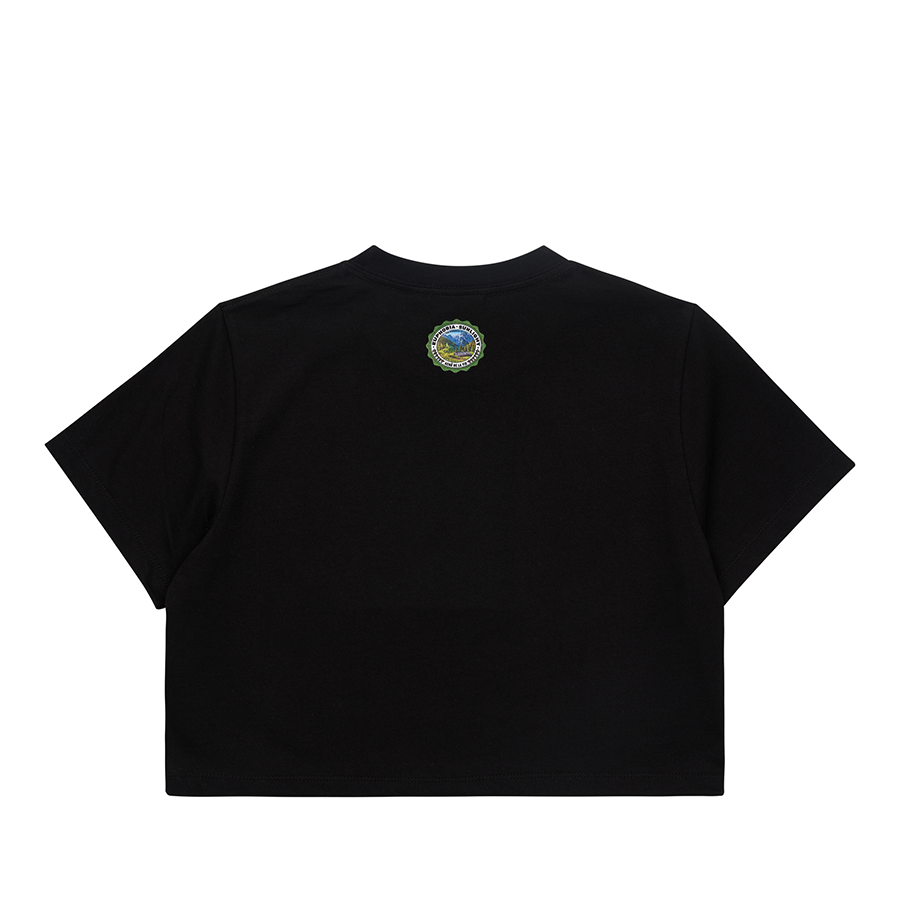 ★★Adairs★★ Essential Lip Crop Tee Black IY9664 Chusta jedwabna damska z kolekcji Eviva L'arte kolor