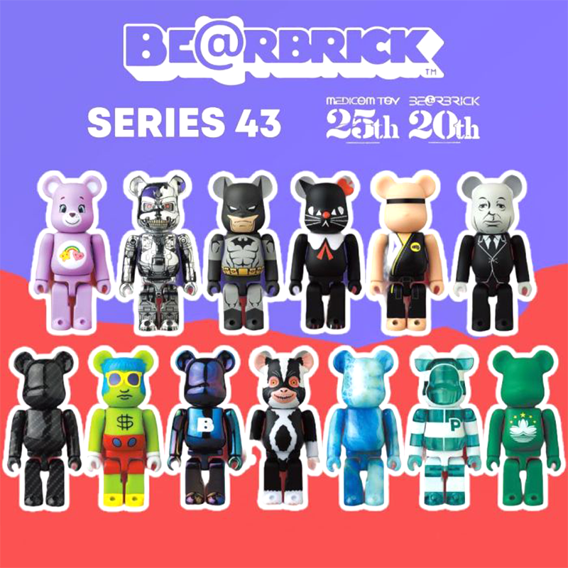 Bearbrick Series 43 Sealed Case 100% (24 Blind Boxes) | HM8Store