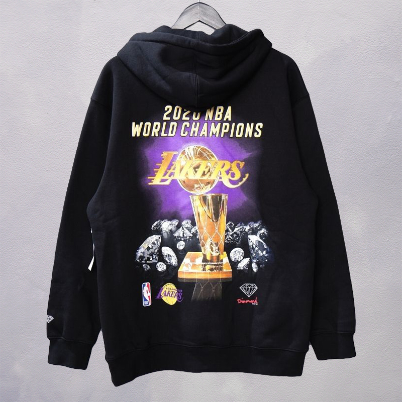 Diamond Supply x NBA Los Angeles Lakers World Champion 2020 Hoodie Black HM8Store