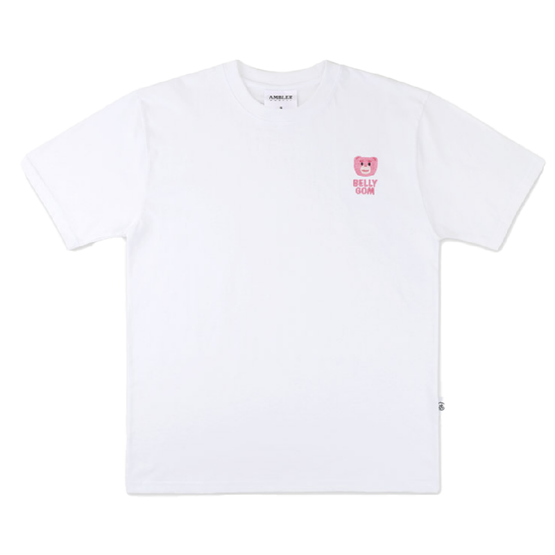 Ambler x Bellygom Belly Face Tee White | HM8Store