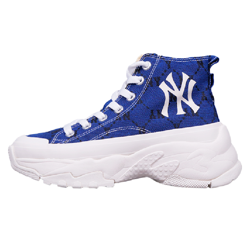 MLB■Chunki High Mono Jacquard■送料込 MLB NY Yankees Chunky High Mono Jacquard Sneaker Blue | HM8Store
