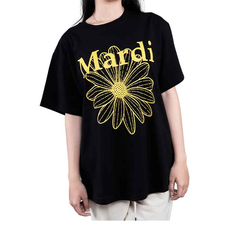 ●Mardi Mercredi●TSHIRT + PANTS 上下 SET UP_BLACK YELLOW ○Mardi Mercredi○TSHIRT + PANTS 上下 SET UP_BLACK YELLOW